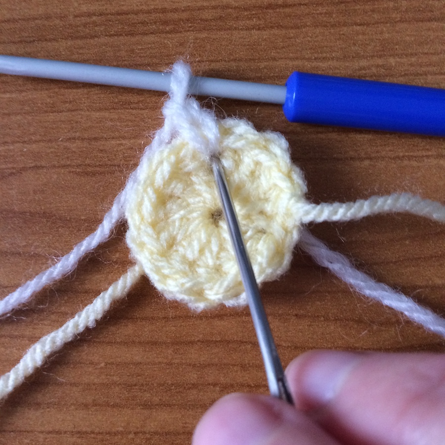Insert your hook between stitches not into stitches