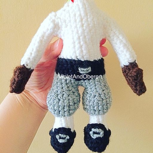 Body of Joseph Bologne amigurumi